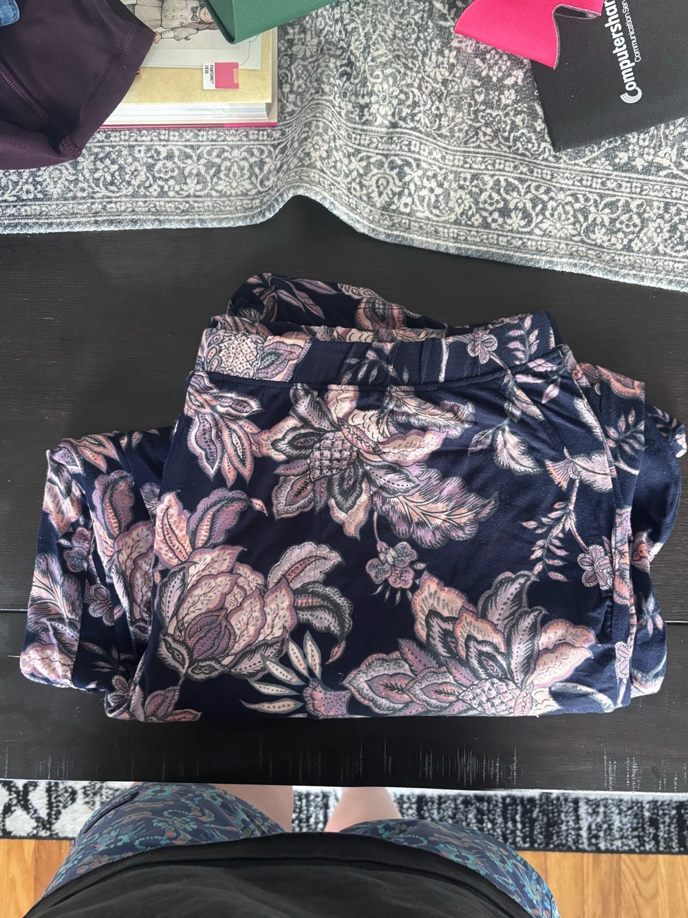 Soma Cool Nights Cropped Pajama Pants size L NWT